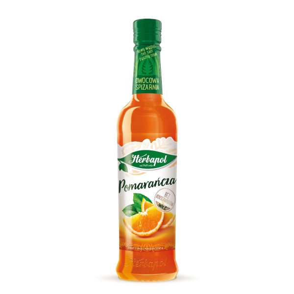 PK8 HERBAPOL OWOCOWA ORANGE SYRUP 420 ML