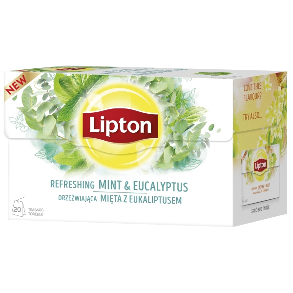 PK20 LIPTON MINT&EUCALYPTUS TEA