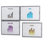 Paperflow 4066 Information Display A4 Size - Grey - Pack Of 4