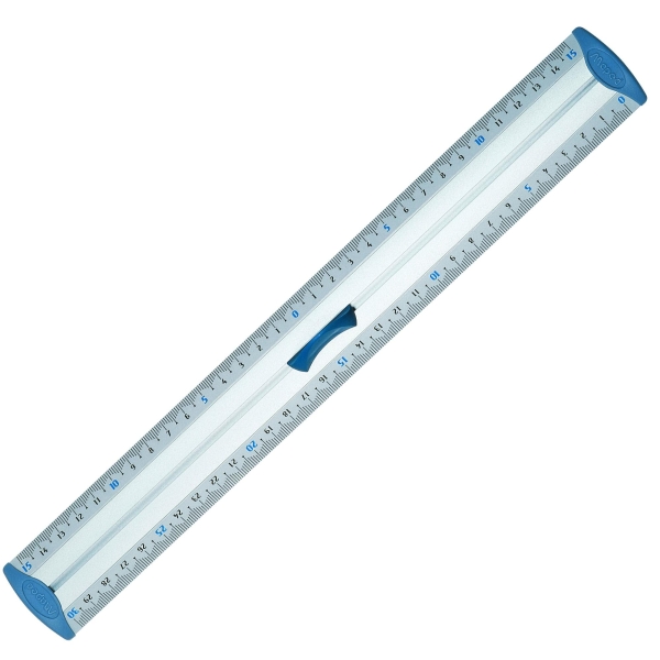 Maped Metal Fingergrip Ruler 30cm