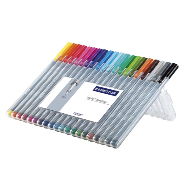 Staedtler Triplus Fineliner Assorted Pack of 20