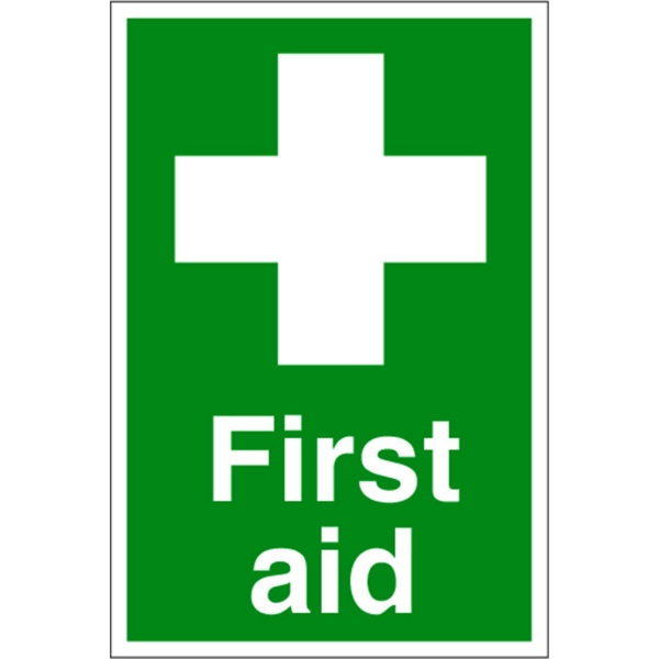 First Aid Sign 600X400mm