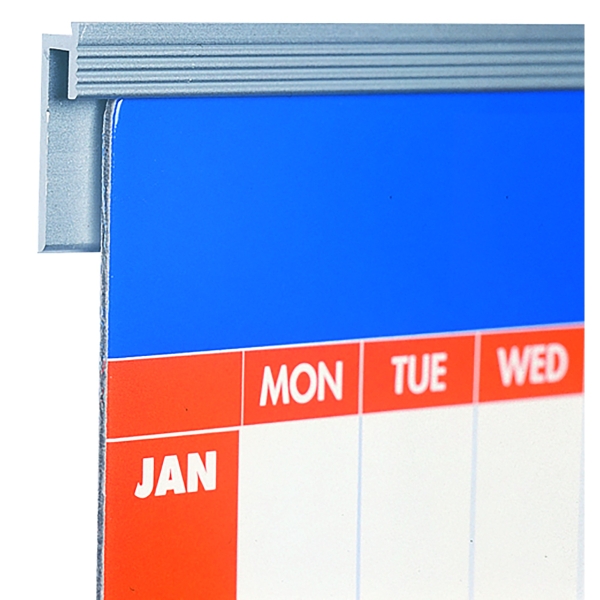 Sasco Aluminium Tracking For 915 X 610mm Wall Planners