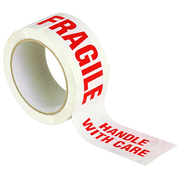 Fragile Handle With Care Printed Packaging Tape 50mm X 66M