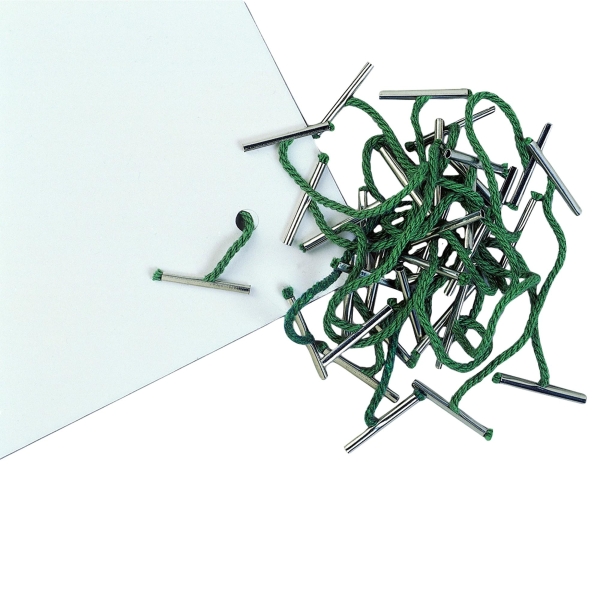 Metal-Ended Treasury Tags 25mm - Pack of 100