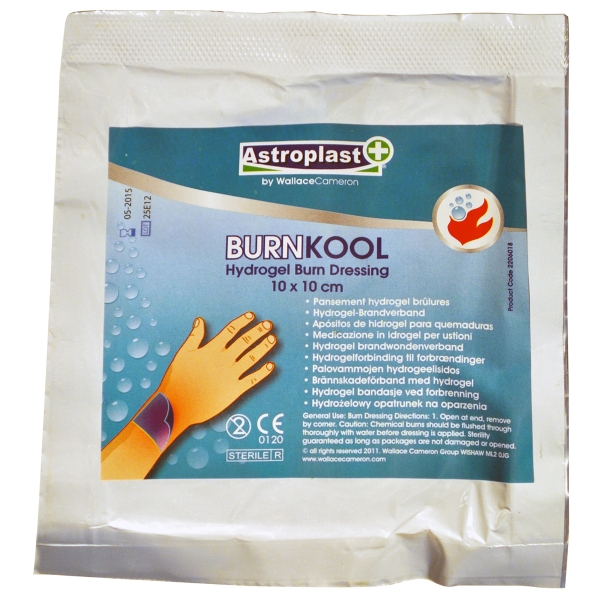 Hydrogel Treatment Burnshield Square Pk10