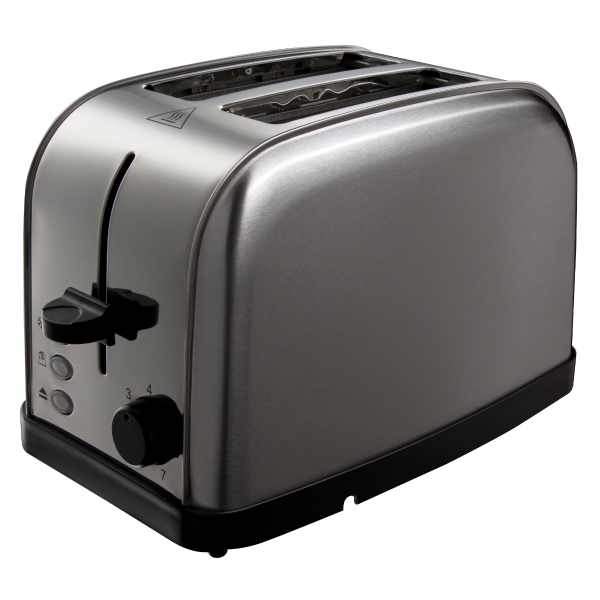 Stainless Steel 2 Slice Wide Slot Toaster