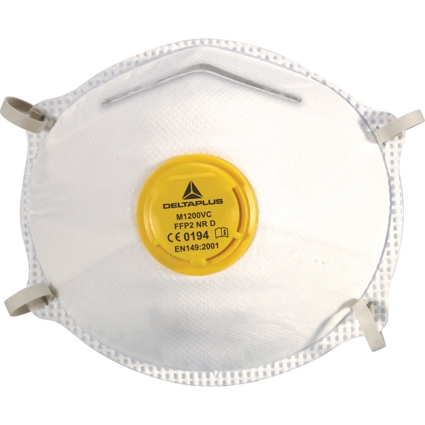 Deltaplus M1200VC FFP2 Valved Mask (Box of 10)