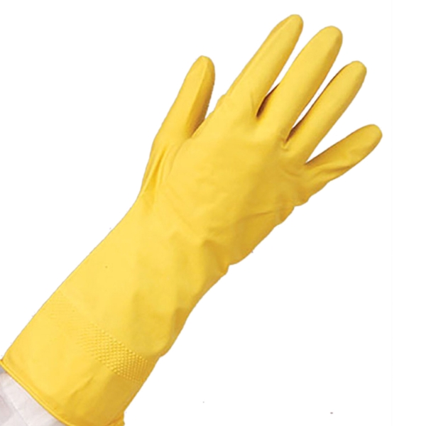 Rubber Glove Clean Grip 300793 Yellow Medium (Pair)