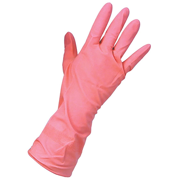 Rubber Glove Clean Grip 300792  Pink Small (Pair)