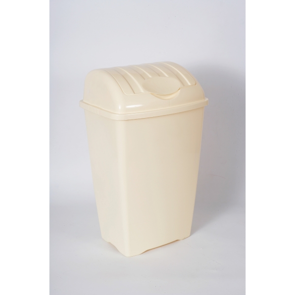 Cream 50 Litre Large Lift Top Bin