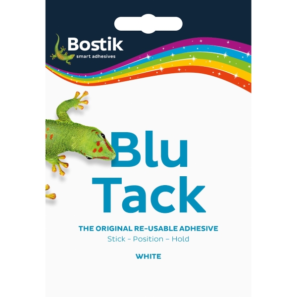 Bostik Blu Tack White Tack Eco Pack 60G