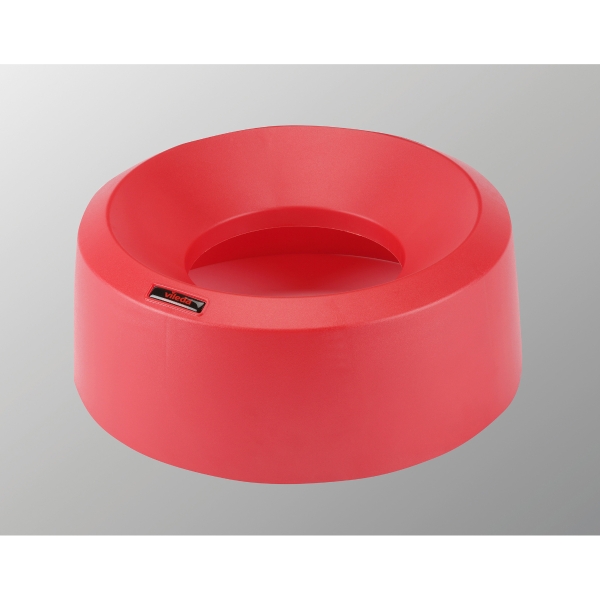 Iris Red Round Funnel Bin Lid