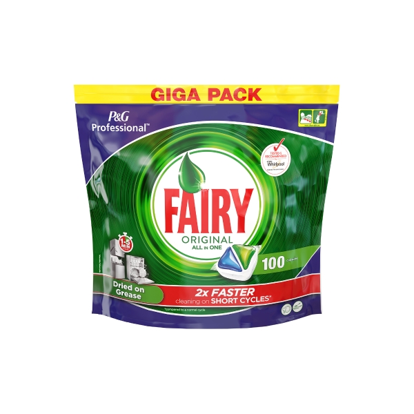 Fairy Professional All-In-1 Dishwasher Tablets Regular 2x50