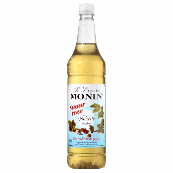 Monin Sugar Free Syrup Hazelnut Litre