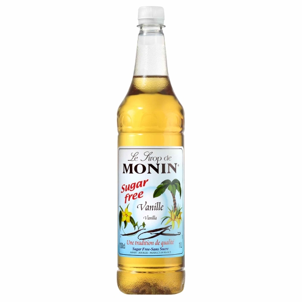 Monin Sugar Free Syrup Vanilla 1 Litre