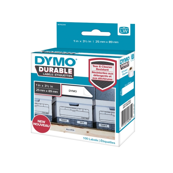 RL900DYMO1933085 D1 DURABLE LAB 19X64 WH