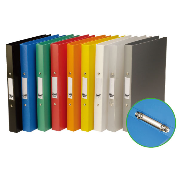 CBS 32002 2-RING BINDER PP 36MM BLK