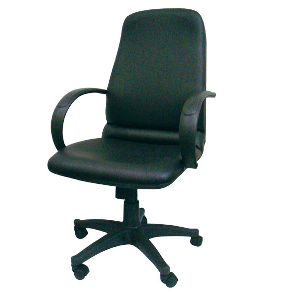 SAKURA 629AG HI-BACK CHAIR W/ARM BLK