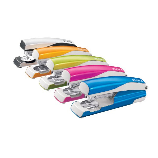 Leitz NeXXt Series WOW 5502 Metal Office Stapler - Metallic Pink