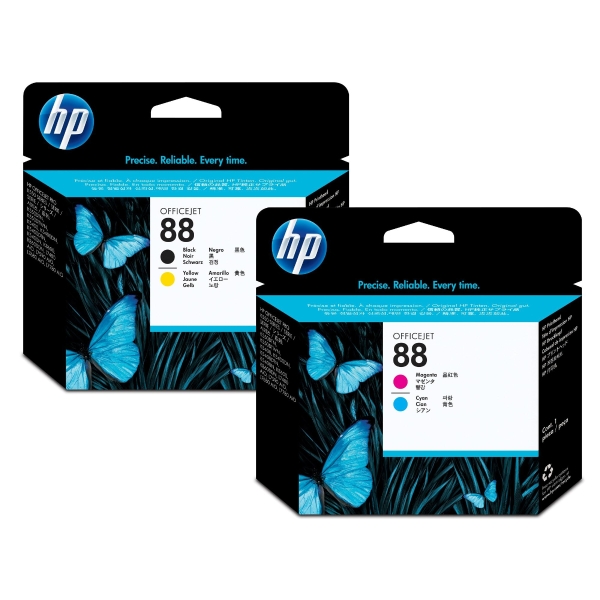 HP 88 OFFICEJET TISKOVÁ HLAVA C9381A ČERNÁ A ŽLUTÁ