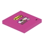 3M Post-it# 654 Super Sticky blo?ky 76x76 mm, fuchsiov#, bal. 6 blo?k/90 l#st