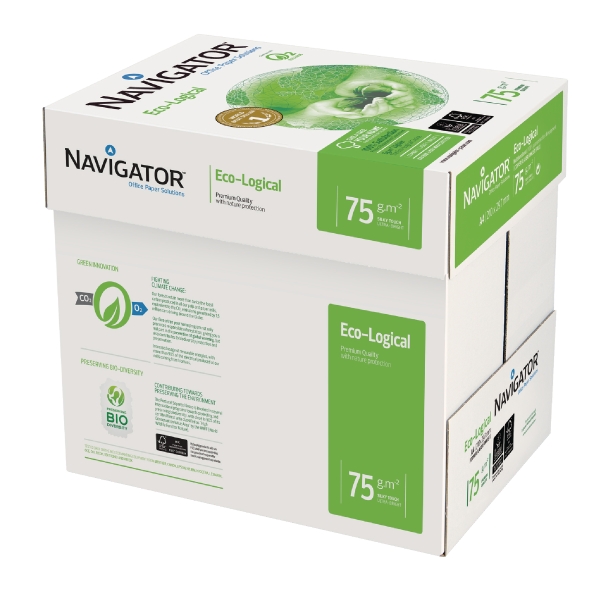 Navigator Eco-Logical Papier, A4, 75 g/m², weiss, 500 Blatt