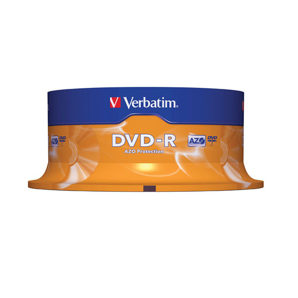 DVD-R Verbatim 43522, 4,7GB, Schreibgeschwindigkeit: 16x, Spindel, 25 Stück