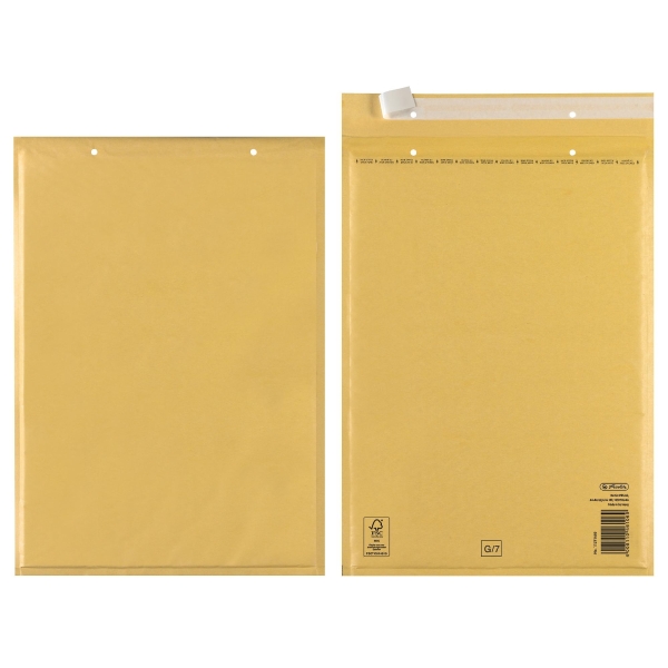 Herlitz Luftpolsterversandtaschen, braun, Innengröße: 230 x 335 mm, 10 Stück