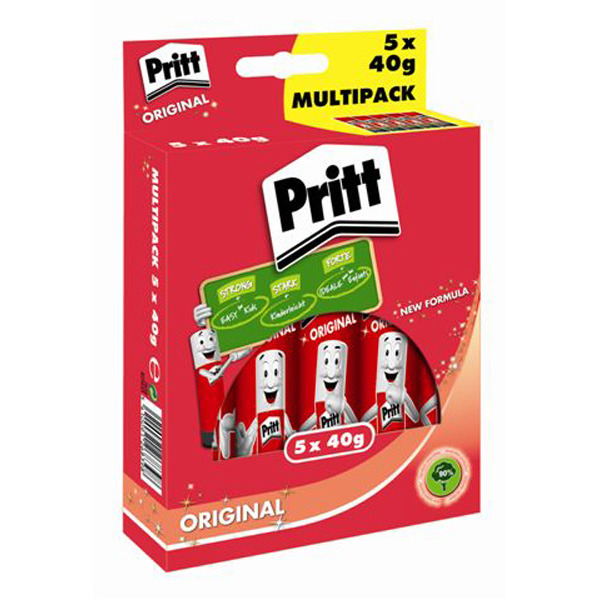 Pritt Klebestift Original 40 g, 5 Stück (4 + 1 gratis)