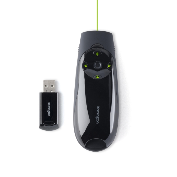 Kensington Expert™ Presenter mit Laserpointer, 4-Tasten-Bedienung