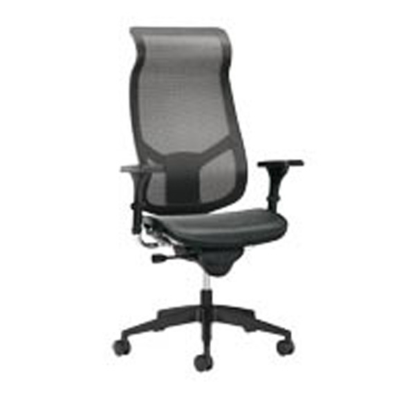 Interstuhl Airspace 3642 Management Chair High Back Mesh Black