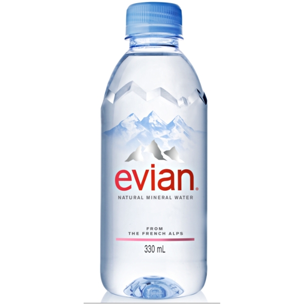 PK24 EVIAN MINERAL WATER 0.33L