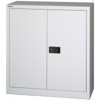 BISLEY E402A01 CUPBOARD 1 SHELF GREY