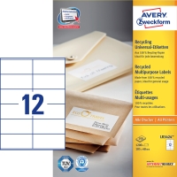 BX1200 AVERY LR3424 I+L+C RECYC 105X48MM