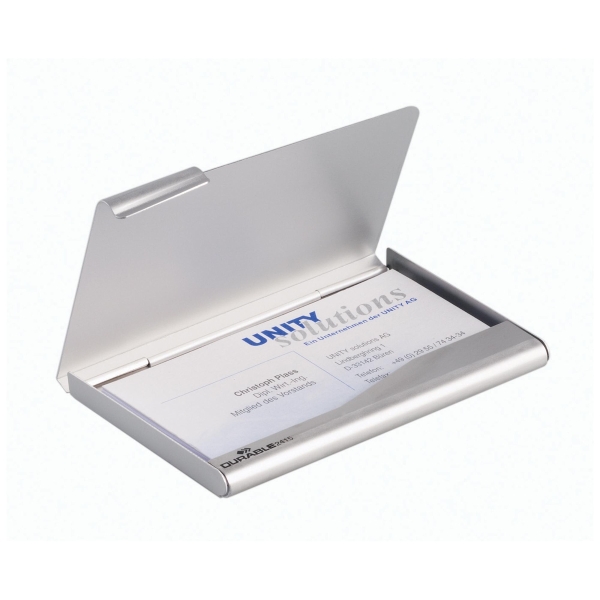 DURABLE 2415.23 BUSINESS CARD BOX METAL