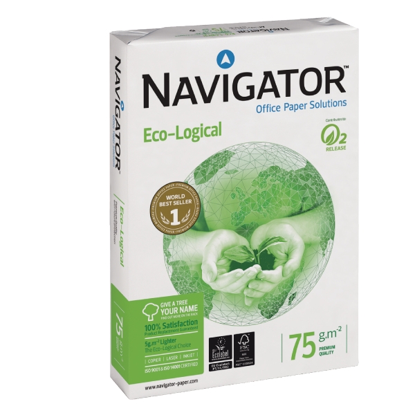 Navigator Eco-Logical környezetbarát papír, A4, 75 g/m², 500 ív/csomag