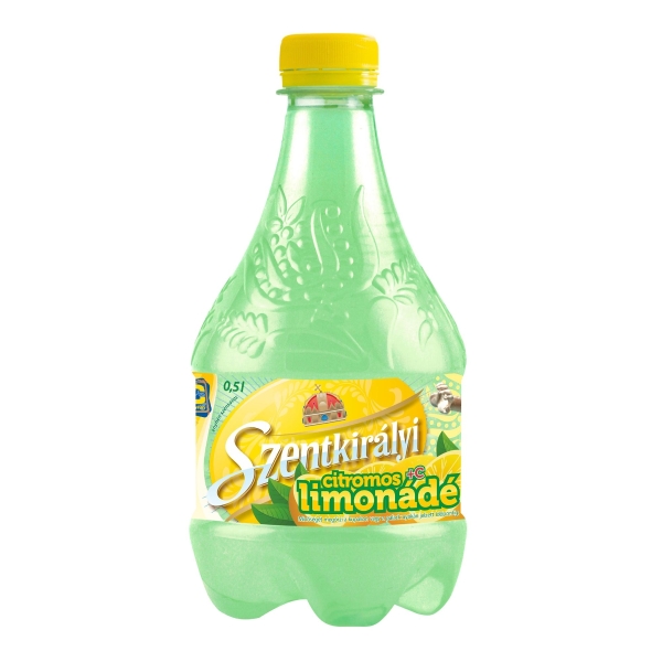 Szentkirályi limonádé enyhén szénsavas 0,5 l citrom, 8 darab/csomag