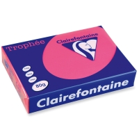 Clairefontaine Trophee 1771 väripaperi A4 80g voimakas pinkki, 1 kpl=500 arkkia