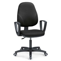 INTERSTUHLBASELINE PERM H/BACK CHAIR BLK