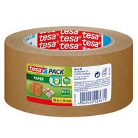 TESA BROWN PACKAGING PAPER TAPE 50MM X 50M - 107 MICRONS