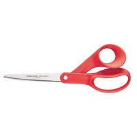 Fiskars Avanti sakset 21cm vasenkätisille punainen