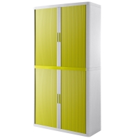 PAPERFLOW CUPBOARD 2M GREEN/WHITE