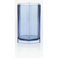 HAN 1721-26 PEN POT TRANSPARENT BLUE