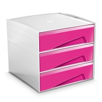 CEP MYCUBE GLOSS 3-DRAWER UNIT PINK