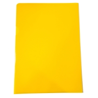 BX100 C/FLUSH FOLDER A4 110MI PP YELLOW