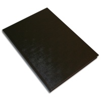 KARISTO 91073 NOTEBOOK GLUED A4 RUL BLK