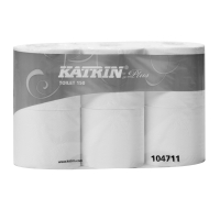 Katrin Plus Toilet 150 wc-paperi 35861, 1 kpl=4x10 rullaa