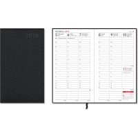 CC TIME SLIM DIARY 87X153MM METAL BLK