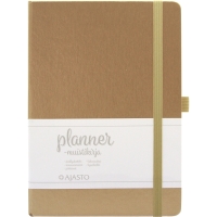 Ajasto Planner Muistikirja Sand 2023 A5 148 x 210mm